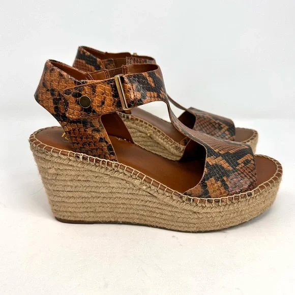 Franco Sarto Treasure3 Womens Espadrille Wedge Sandal - Picture 4 of 14